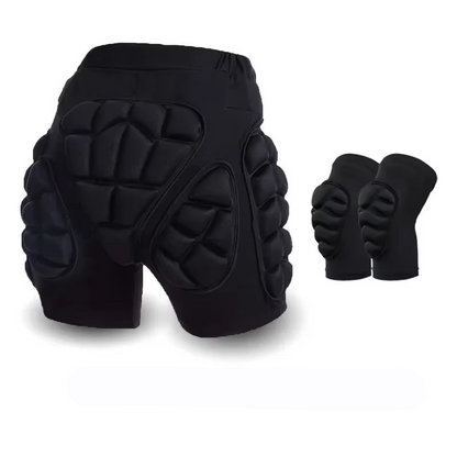 Kids Protective Snow Pants with Knee and Elbow Pads