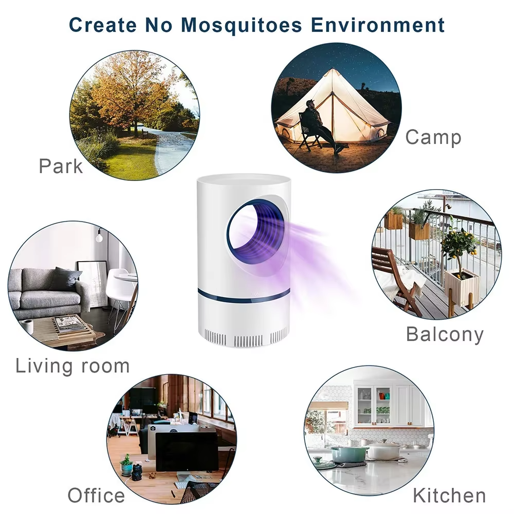 Effective USB Mosquito Killer Lamp with LED Trap Light