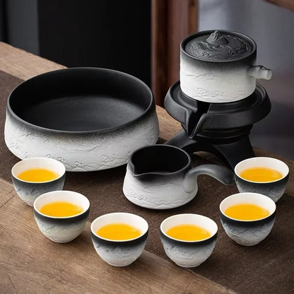 Elegant Ceramic Chinese Tea Set for Home Decor