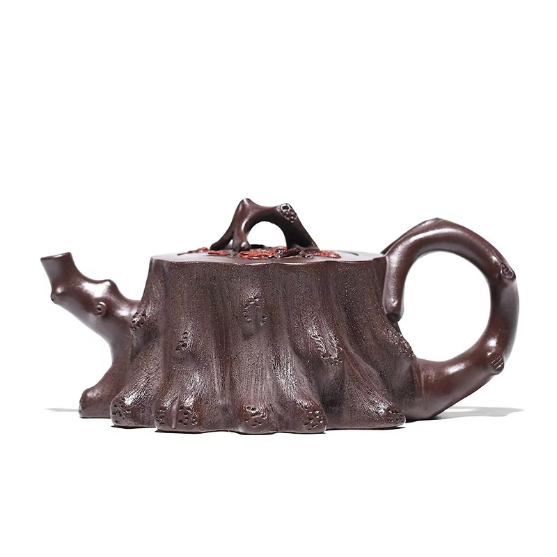Traditional Chinese Purple Clay Art Teapot - Hehif