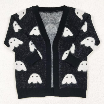 Spooky Black Ghost Girls Sweatshirt