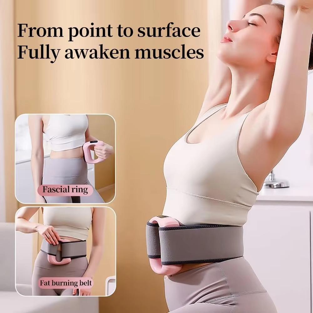 Compact USB Heated Massage Therapy Belt for Neck Relief