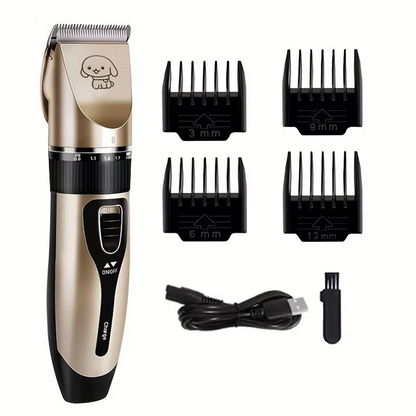 Wireless Pet Grooming Kit for Dogs and Cats Clippers