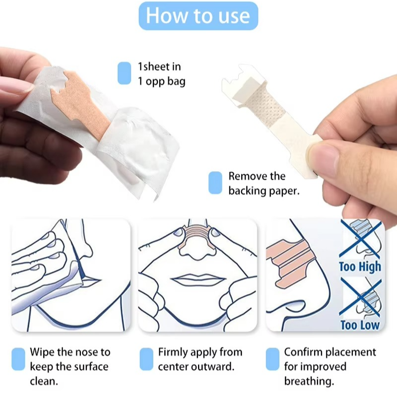 Effective Nighttime Nasal Strips for Sleep and Snore Relief