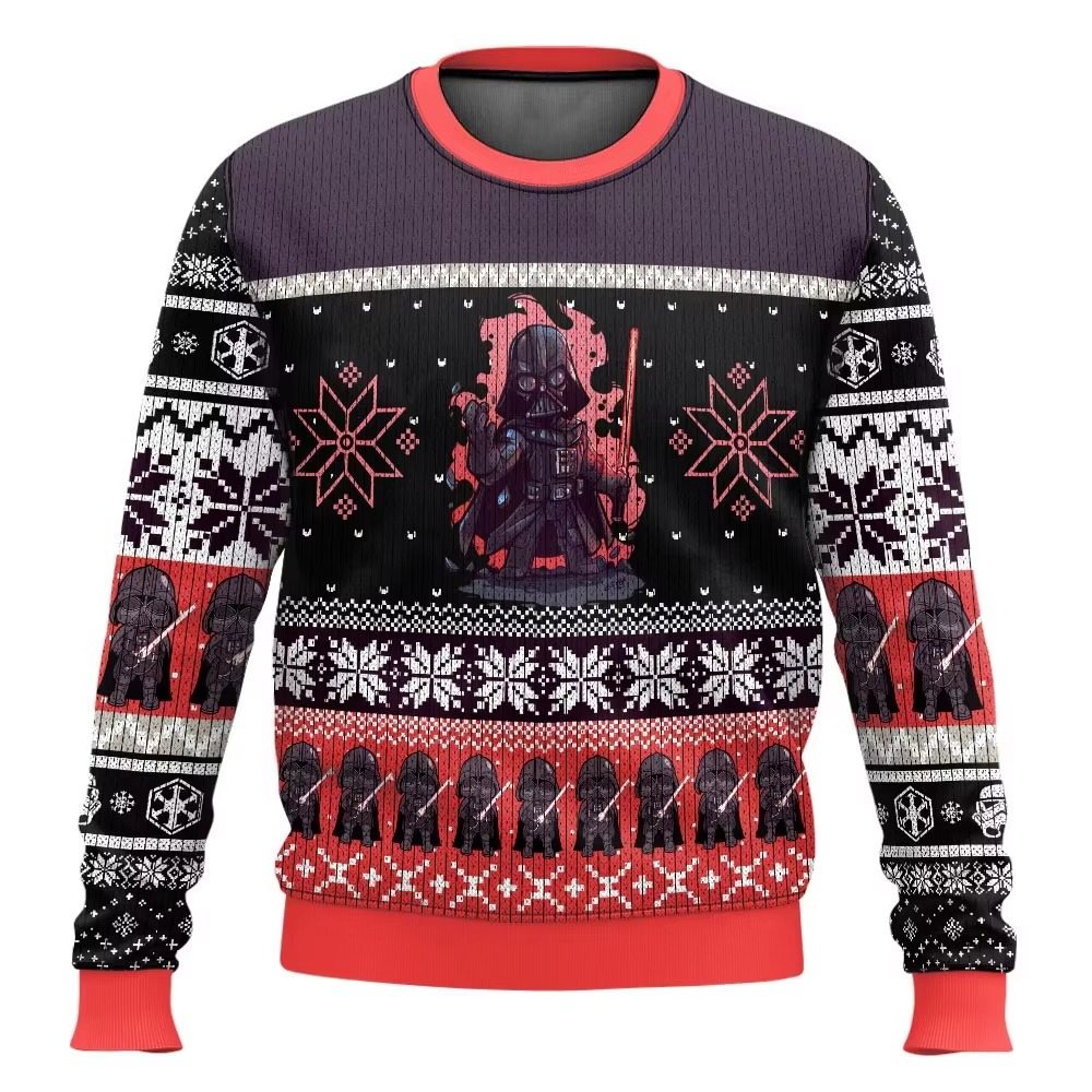 Fun Darth Vader Christmas Sweatshirt for Men Women