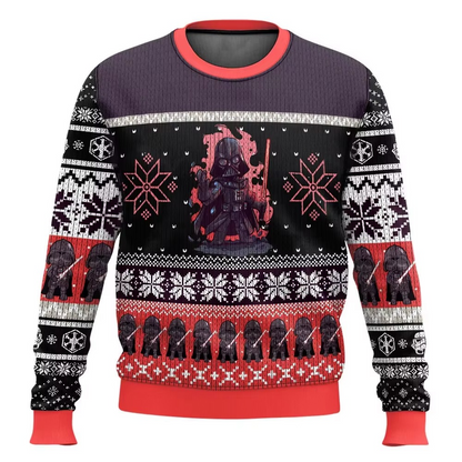 Fun Darth Vader Christmas Sweatshirt for Men Women