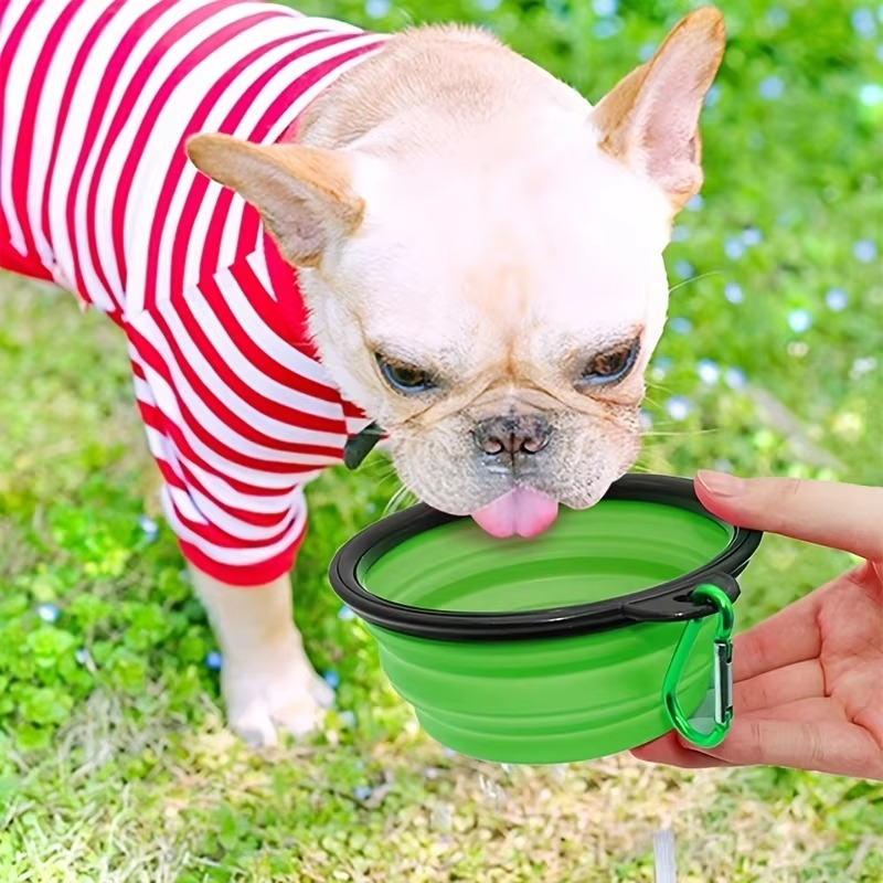 Portable Folding Dog Food Water Bowl
