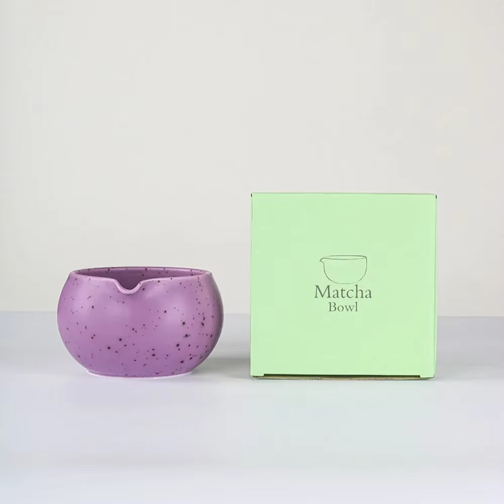Traditional Japanese Matcha Tea Set with Whisk