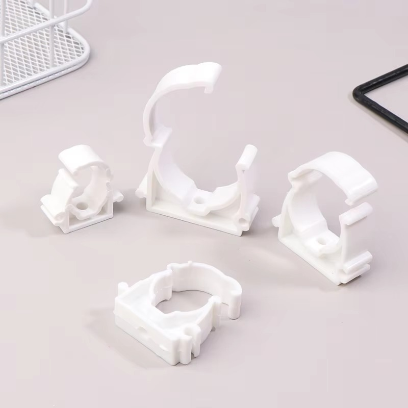Durable PPR Pipe Clamp Sets with Safety Covers, 20 Pack
