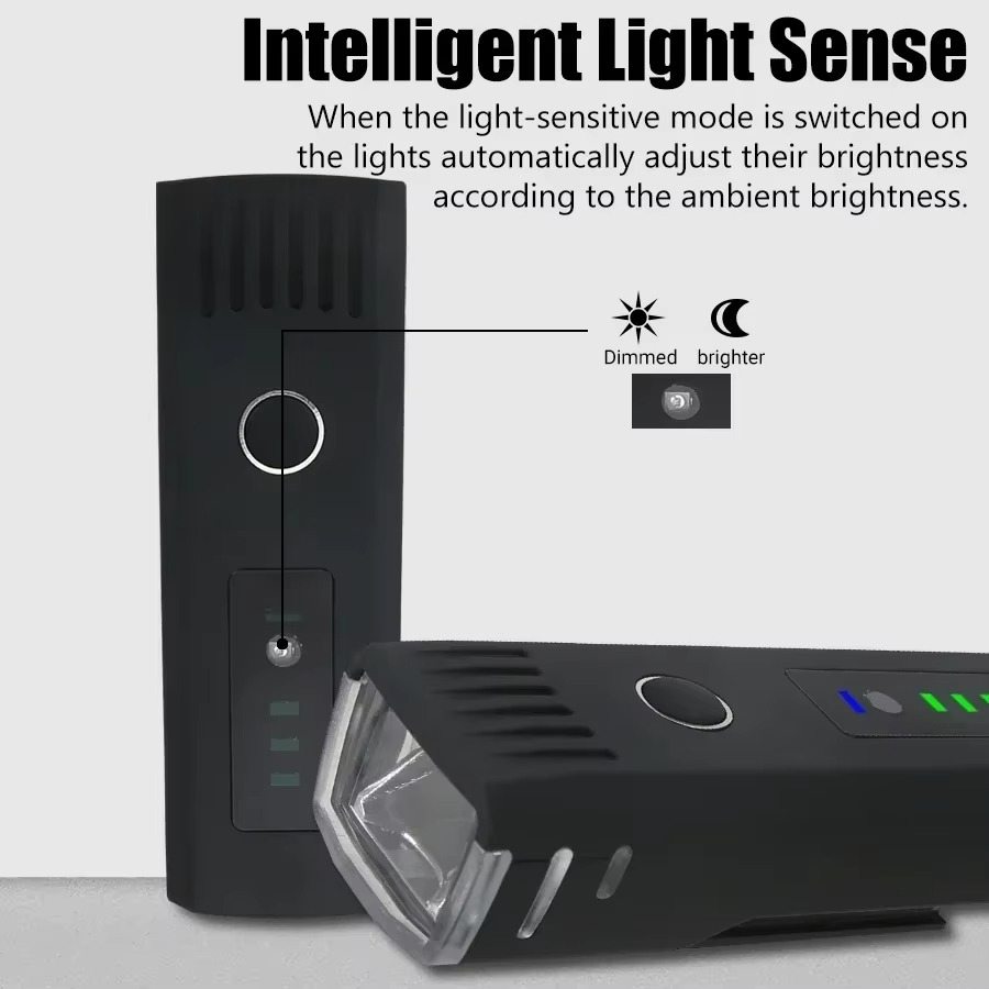 Bright LED Bicycle Front and Rear Safety Light Set