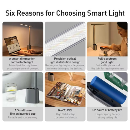 Adjustable Bright LED Table Lamp with Eye Care