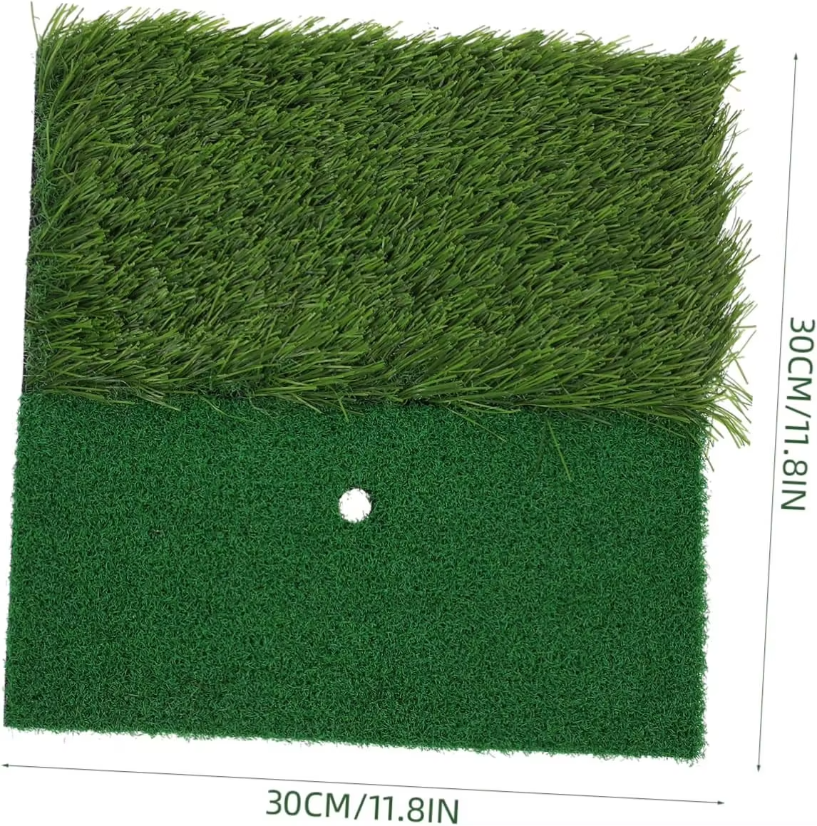 Compact Golf Practice Mat with Ball Tee for Home Use