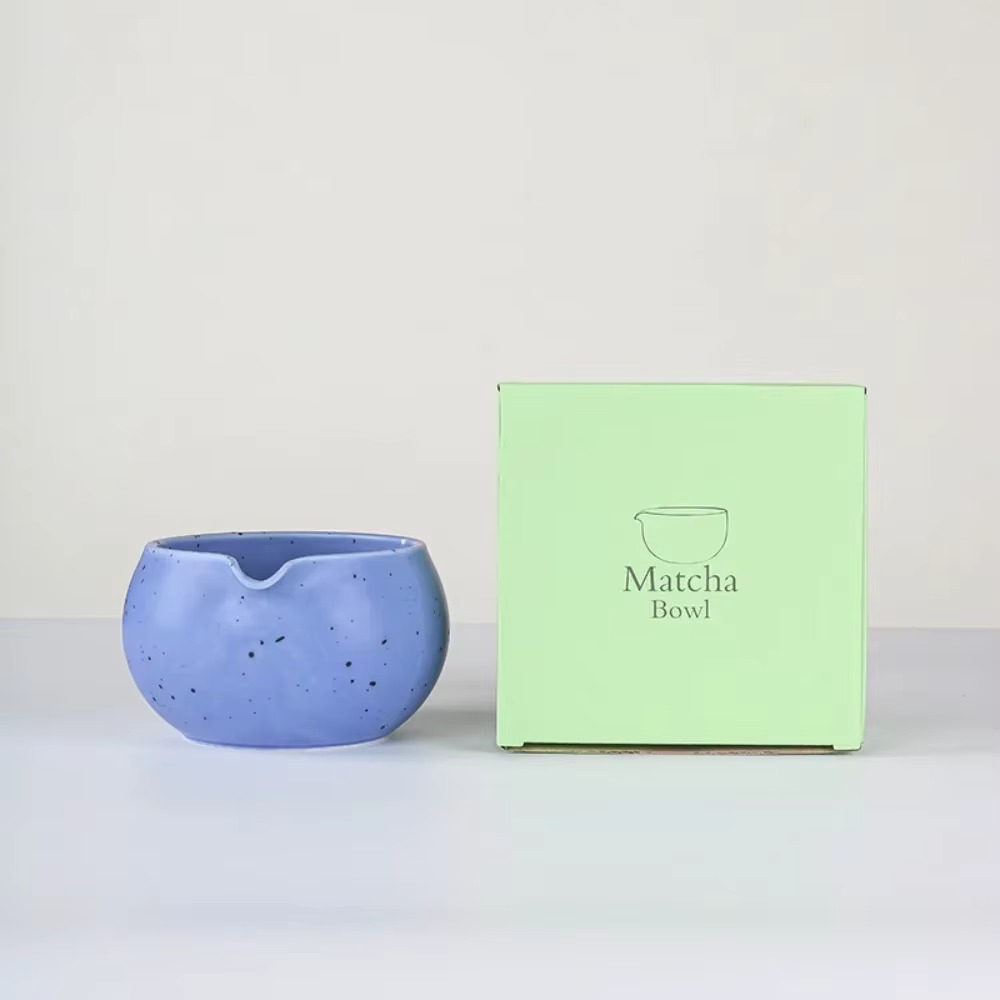 Traditional Japanese Matcha Tea Set with Whisk