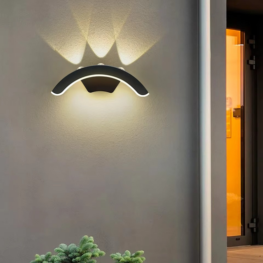 Stylish 10W IP65 Outdoor LED Wall Light for Patio - Hehif