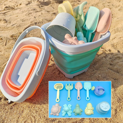 Fun Kids Beach Play Kit with Bucket and Tools