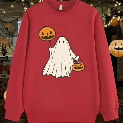 Spooky Halloween Graphic Pullover Hoodie