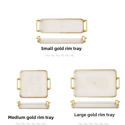 Stylish Plastic Serving Storage Tray