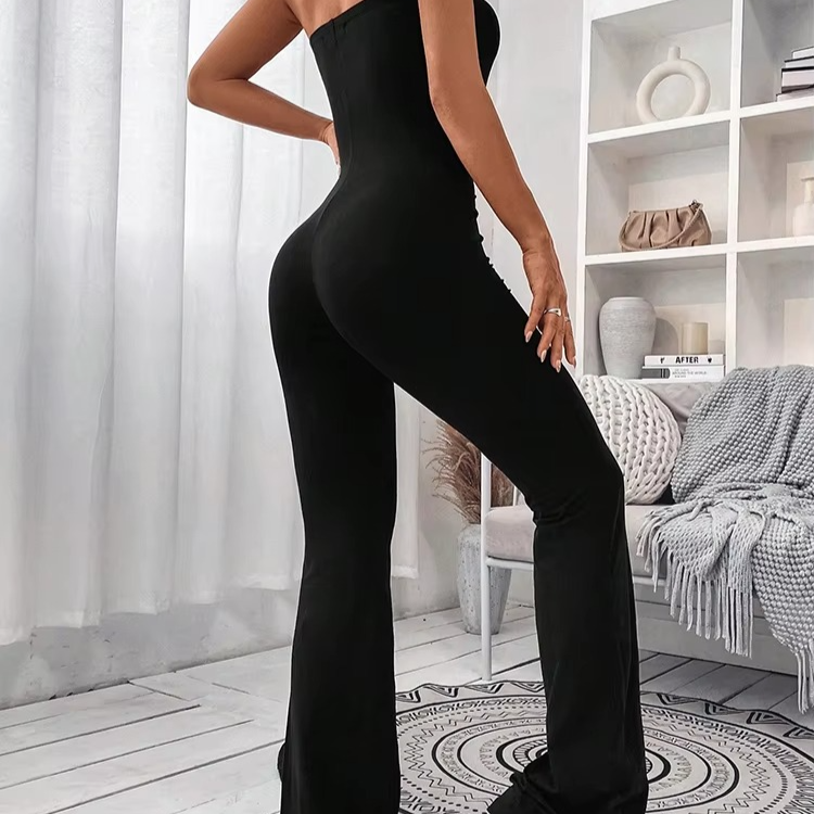 Women's Lightweight Capri Jumpsuit Pants - Hehif