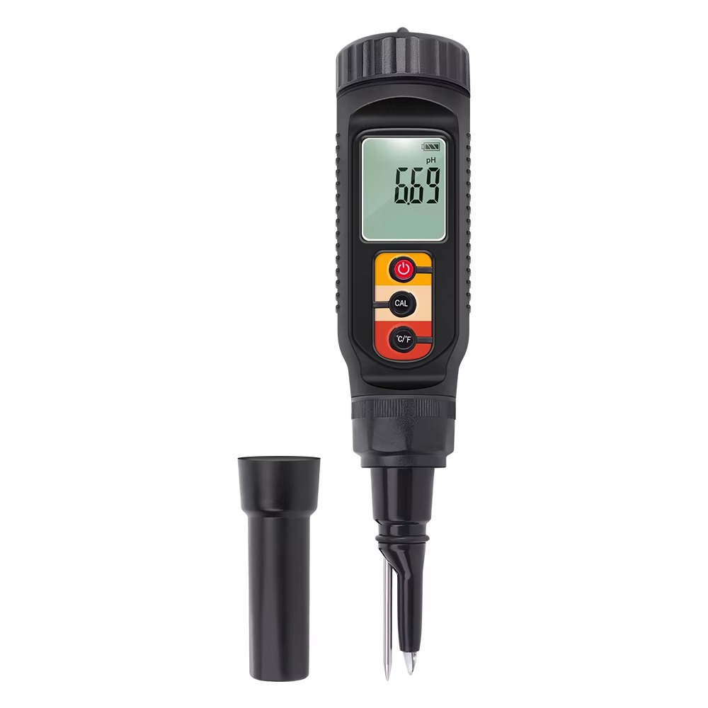 Accurate Food pH and Temp Probe for Cooking and Gardening - Hehif