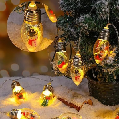 Indoor Outdoor Battery Operated Christmas Globe String Lights
