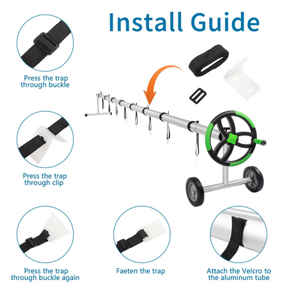 Durable Aluminum Pool Cover Roller for Inground Pools