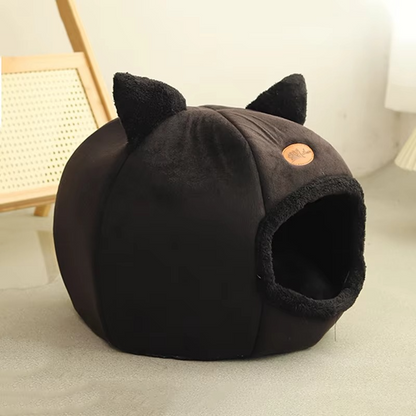 Warm Fleece Pet Bed for Cats and Small Dogs