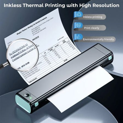 Portable Mobile Thermal Printer for Android and iOS Devices