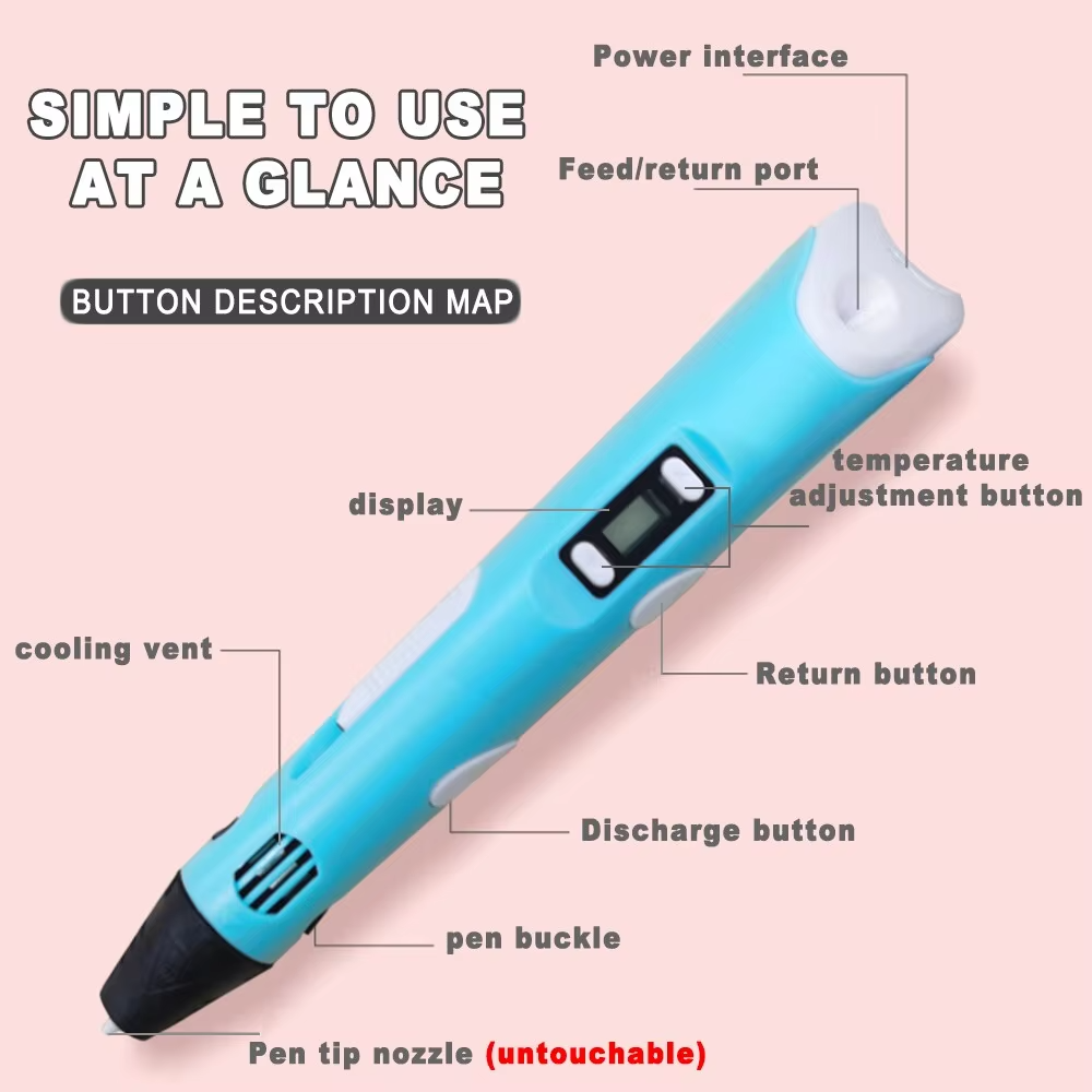 Fun 3D Printing Pen for Kids and Adults