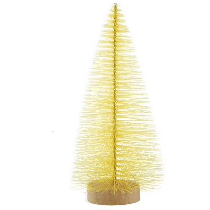 Small Pine Bottle Brush Christmas Tree Decorations