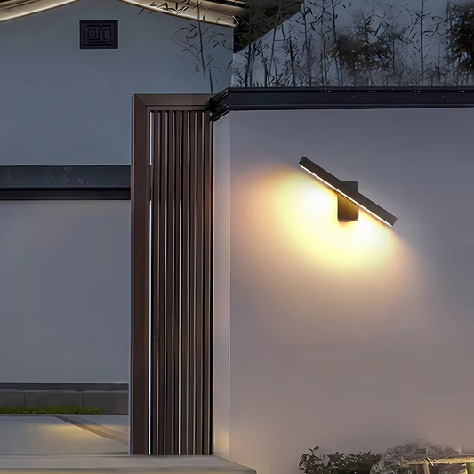 Outdoor Motion Sensor Wall Light - Waterproof IP65 Porch Lamp - Hehif