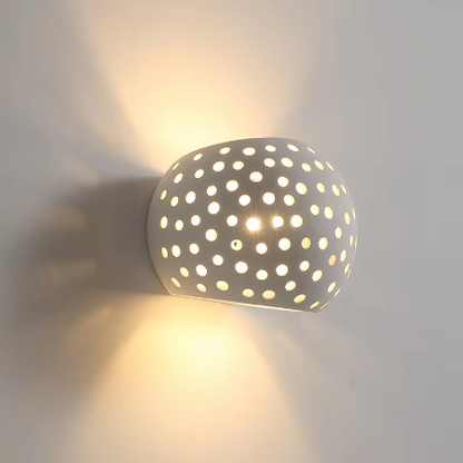 Elegant White LED Wall Light for Contemporary Homes