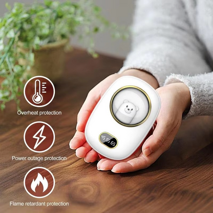 Rechargeable Compact Hand Heater with Long Lasting Battery