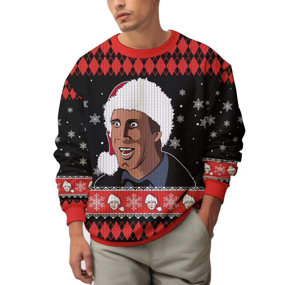 Fun Holiday 3D Graphic Sweater for Men and Women