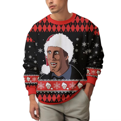 Fun Holiday 3D Graphic Sweater for Men and Women