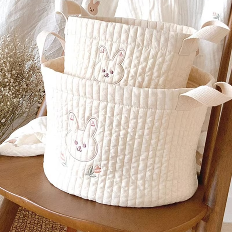 Cute Baby Nursery Storage Basket and Toy Bag