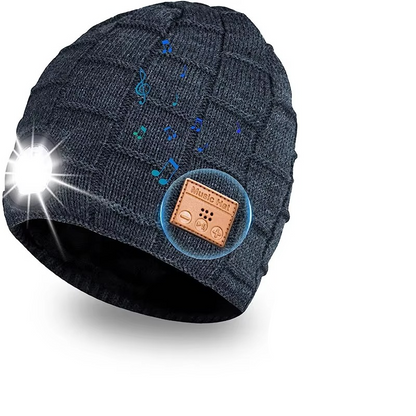Warm Bluetooth Beanie Headphones with LED Light