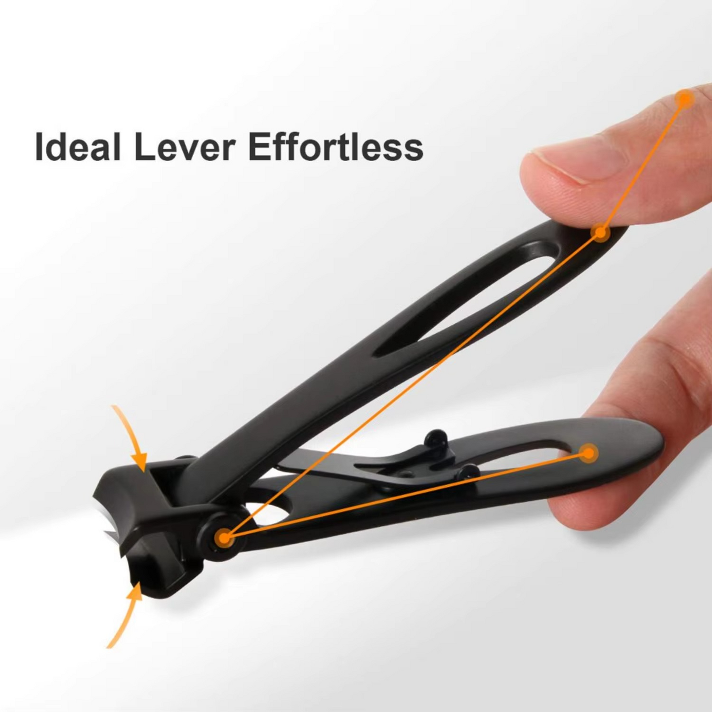 Strong Wide Tip Toenail Clippers for Thick Nails