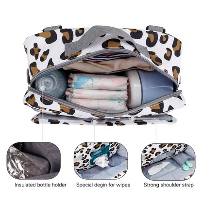 Spacious Baby Diaper Bag and Stroller Storage