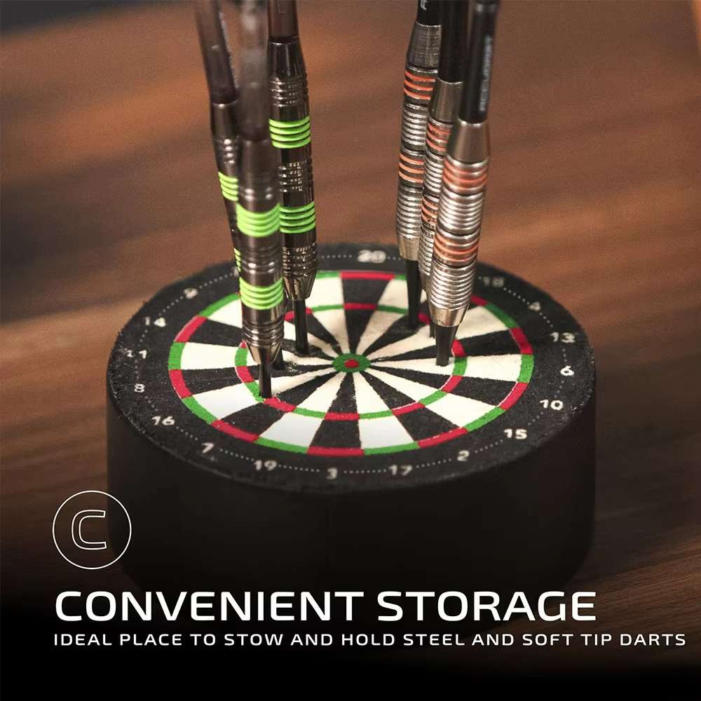 Compact Dart Storage Case with Target Design
