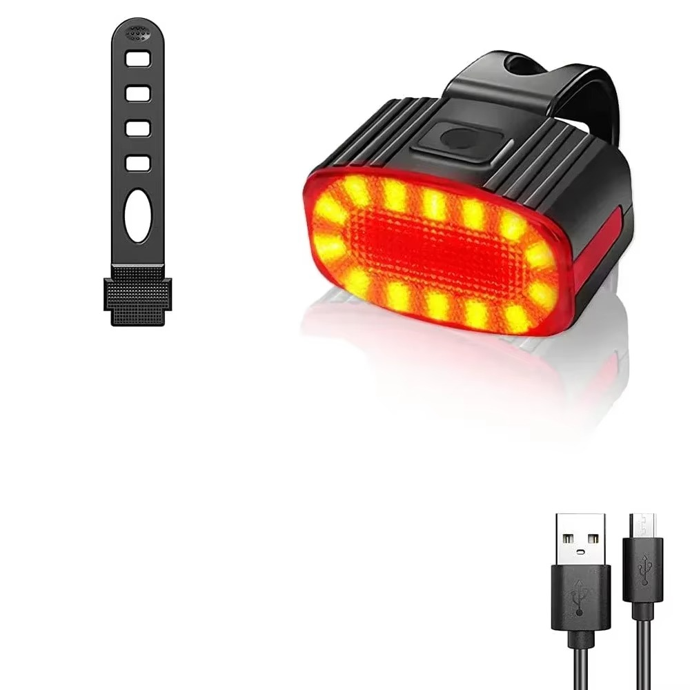 Bright LED Bicycle Front and Rear Safety Light Set