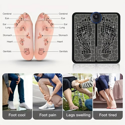 Heated Foot Massage Mat for Pain Relief
