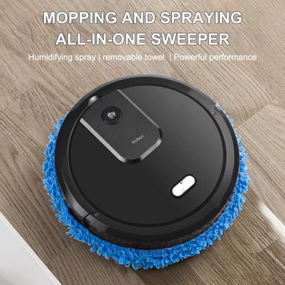 Intelligent Robot Cleaner with Mop and Spray Function