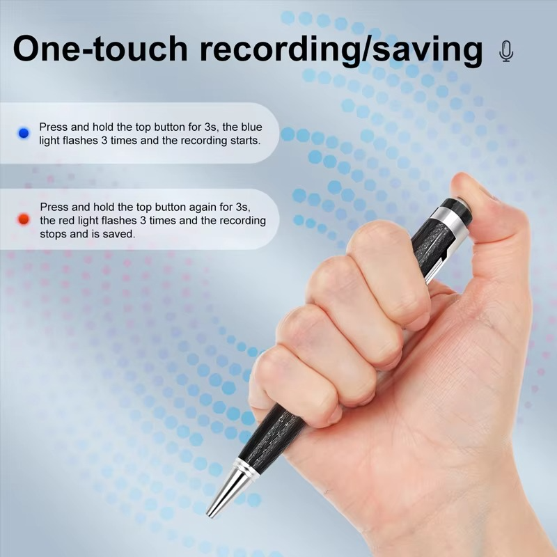 Compact MP3 Voice Recorder with Clear Sound
