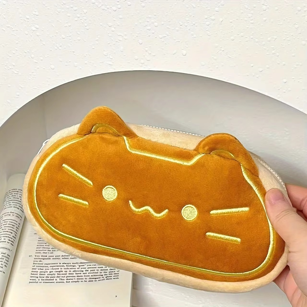 Big Soft Kitten Pencil Bag