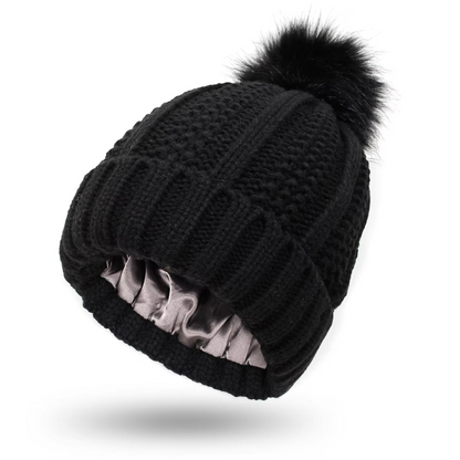 Warm Cable Knit Slouch Beanie