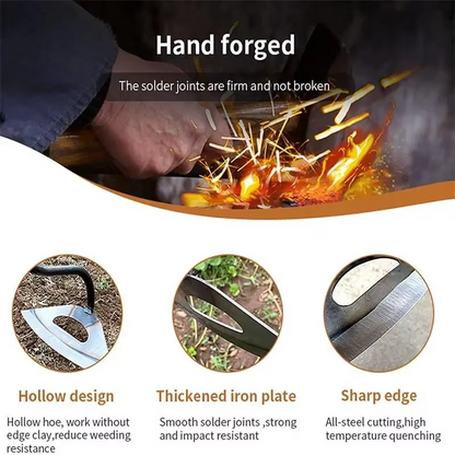 Durable Metal Garden Hoe