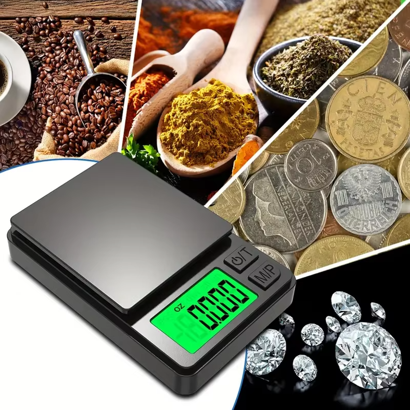 Portable Accurate Digital Scale with Backlit Display