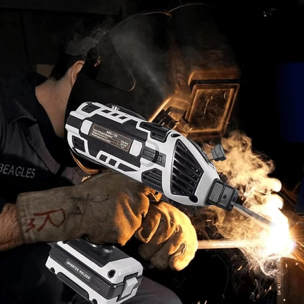 Compact Portable ARC Welder Set with Accessories - Hehif