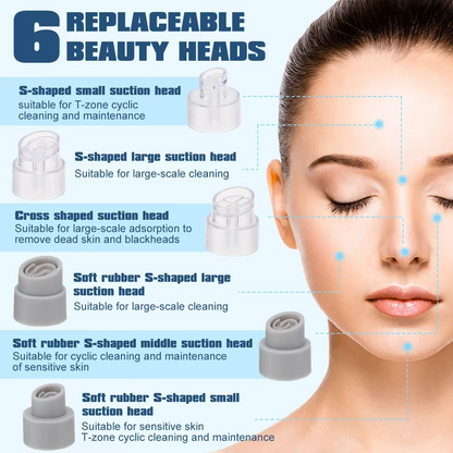 Portable Pore Cleanser with Rechargeable Suction Power