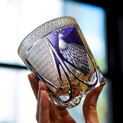 Premium Crystal Engraved Whiskey Glass - Hehif